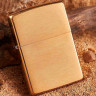 Zippo Brushed Brass 204 B — матовая латунь