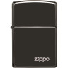 Zippo Classic 24756ZL — чёрная зажигалка с цветным декором