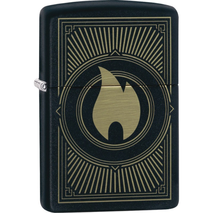 Zippo Classic 49217, матовый чёрный