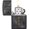 Зажигалка ZIPPO CLASSIC BLACK MATTE 49535