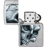 Зажигалка ZIPPO SKULL AND FLAME 46587