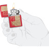 Зажигалка Zippo Year of the Dragon 2024, Red Matte (48769)