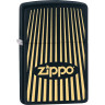 Зажигалка Zippo 218 с логотипом Zippo, матовая чёрная (29218)