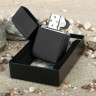Zippo Classic 218, матовая чёрная + бензин