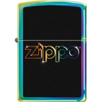 Zippo Classic Rainbow Logo 151 — зажигалка с радужным логотипом