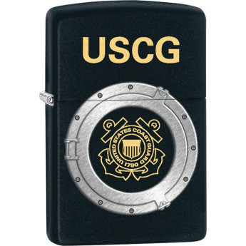 Зажигалка Zippo USCG 28623, матовая чёрная